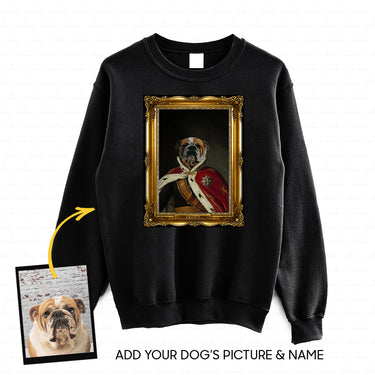 Personalized Dog Gift Idea - Royal Dog's Portrait 11 For Dog Lovers - Standard Crew Neck Sweatshirt